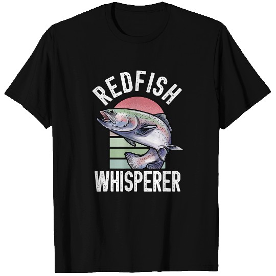 Fishing Redfish Whisperer Fisherman Fish Fishing 3 Fisher T-Shirts