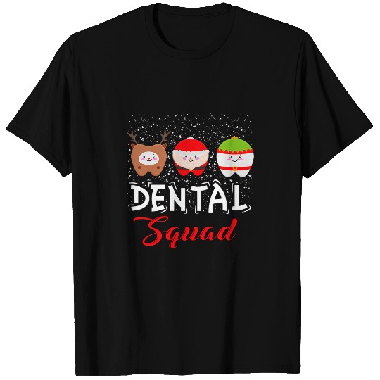 dental squad dentists hygienist christmas dental 2s T-Shirts