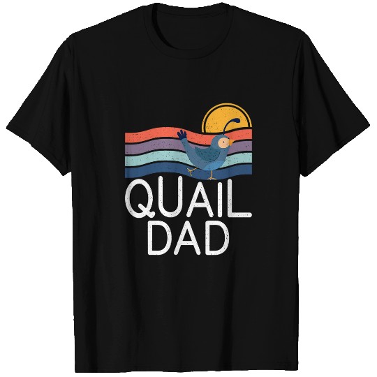 Mens Quail Dad Love Quails Birds Lover Quail Hunting Hunter T-Shirts