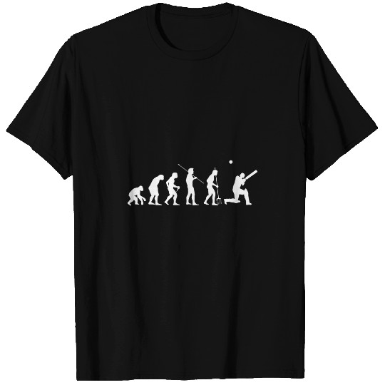 Funny Cricket Evolution T-Shirts