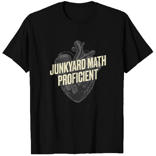 Junkyard Math Proficient Mechanic Dad Maintenance Man Daddy 21 T-Shirts