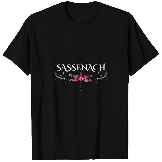 Sassenach Dragonfly Gaelic Scottish Design T-Shirts