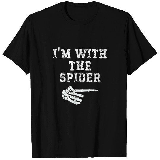 Lacrosse Gift Im with the Spider Point Matching Couples Halloween T-Shirts