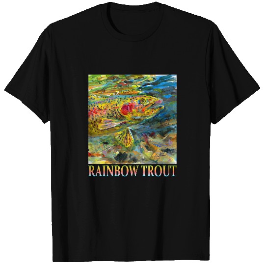 Fishing Rainbow Trout Fishing Design Fisher T-Shirts