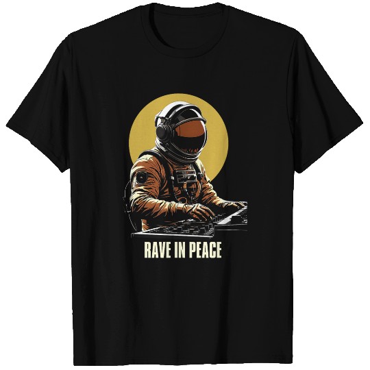 Cosmonaut Sigma Phonk EDM astronaut DJ Rave in peace 1 T-Shirts