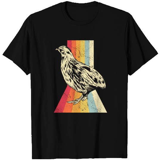 quail retro for men quail hunting and quail breeding T-Shirts