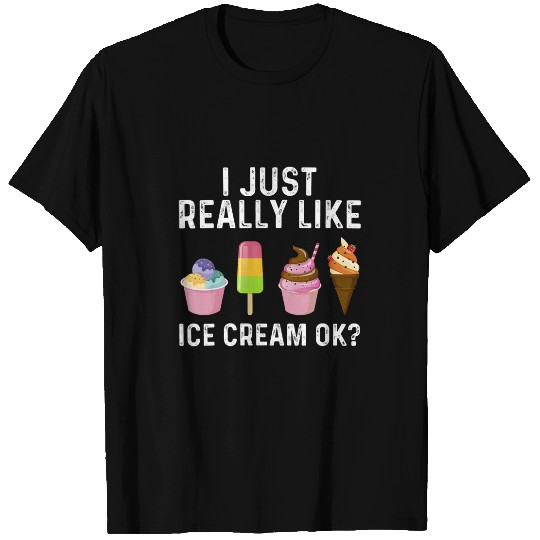 Funny Ice Cream Art For Men Women Ice Cream Lovers Costume 5 T-Shirts