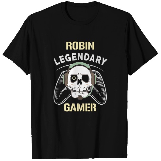 Robin Name Gift 2Personalized Legendary Gamer T-Shirts