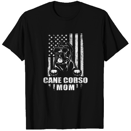 Cane Corso Mom Cool vintages Retro Proud American T-Shirts
