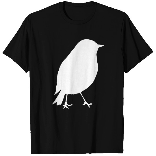 Robin Shadow Bird Ornithology Ornithologist Bird Watching T-Shirts