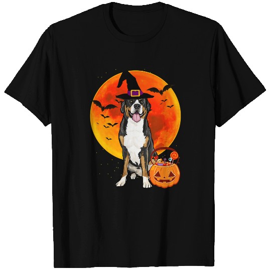 Halloween Greater Swiss Mountain Dog Jack O Lantern Pumpkin 153 T-Shirts