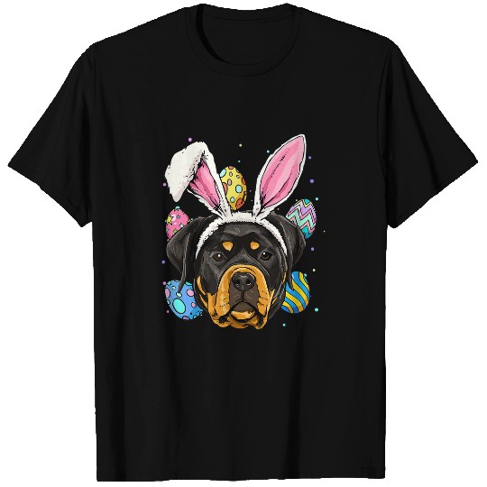 Dog Rottweiler Easter Bunny Rottweiler Dog Kids Men Women Gifts T-Shirts