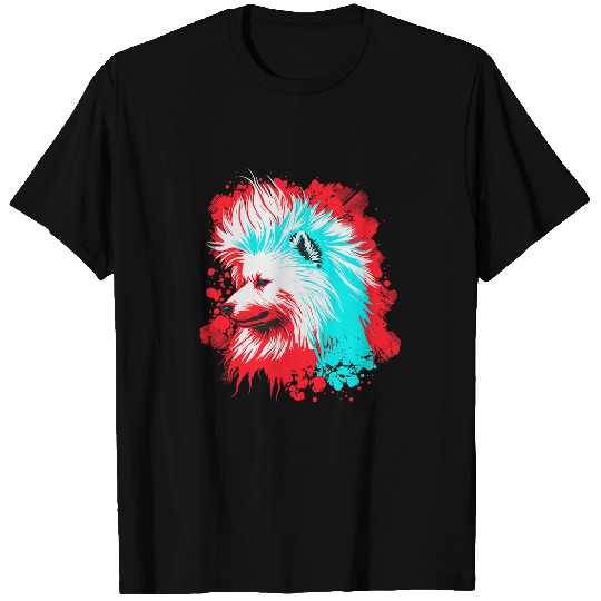 Dog Samoyed with Punk Hair Hairstyle for Punk Rock Fans 3 T-Shirts