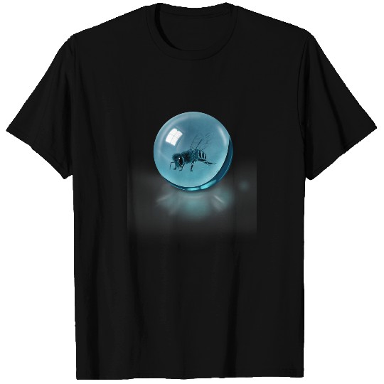 Bumble Bee Sphere Realistic Art T-Shirts