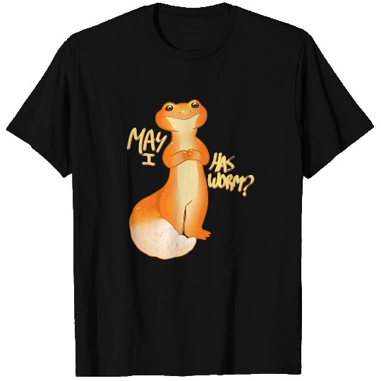 Lacrosse Gift Leopard Gecko Reptile May I Has Worm 2 T-Shirts