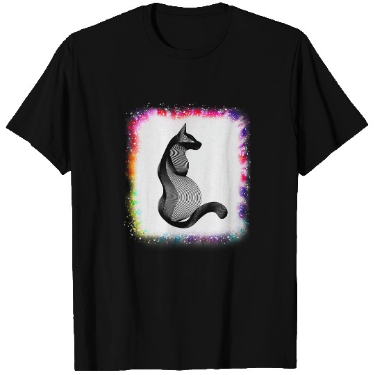 Cat Daddy Mommy Boy Girl Funny Tie Dye Bleached 21 T-Shirts