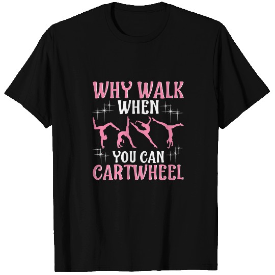 Funny Cartwheel Gymnastics Mom Gymnast Women T-Shirts