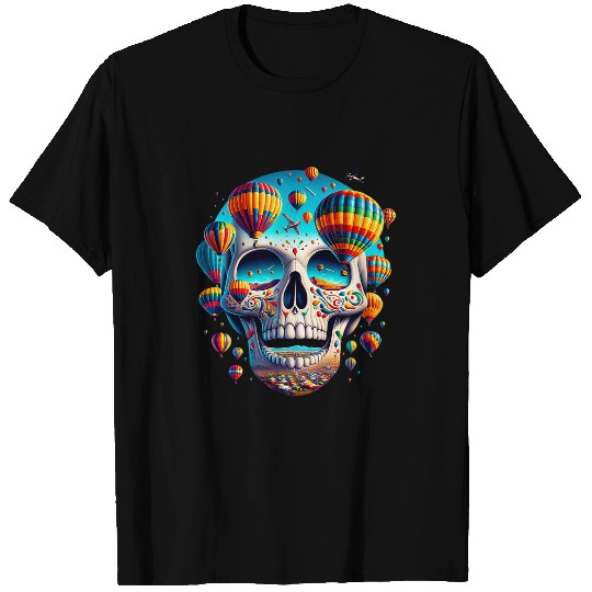 Soaring Spirit Skull Balloon Flight Joy Balloon Albuquerque T-Shirts
