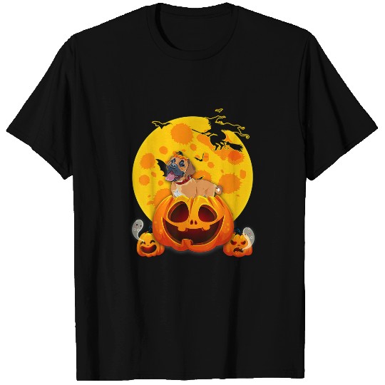 Cute English Mastiff Dog Pumpkin Witch Hat Halloween Costume 9 T-Shirts