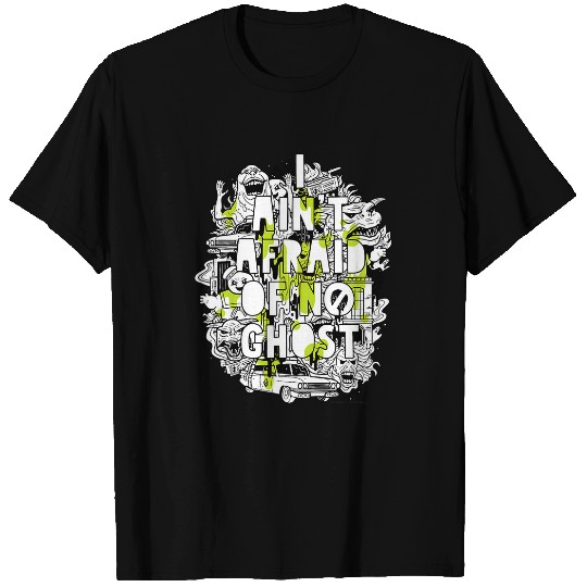 Ghostbusters I Aint Afraid Illustration T-Shirts