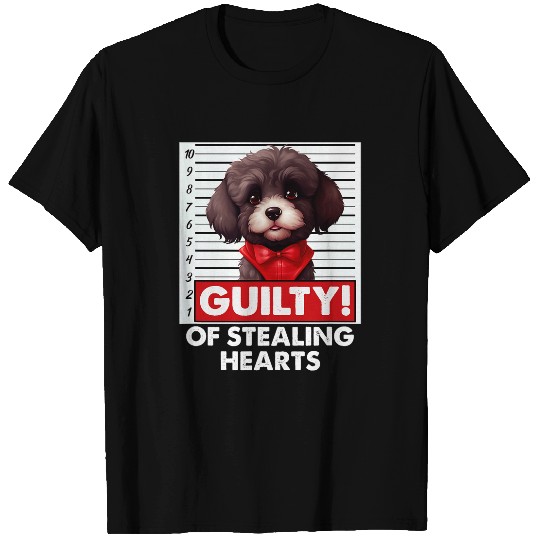Funny Portuguese Water Dog Breed Valentines Day Puppy Pet T-Shirts