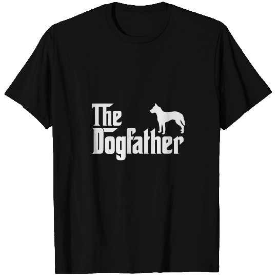 dutch shepherd DogFather Funny Dog Dad T-Shirts
