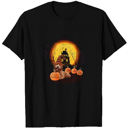 Funny Labradoodle Halloween For Kids Mom Dad Love Dog T-Shirts