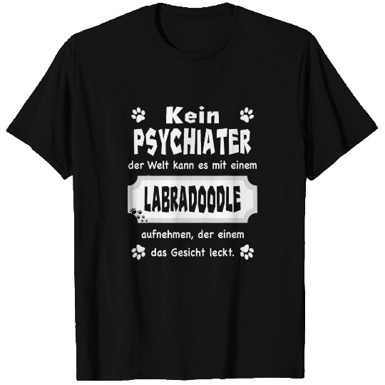 Funny No Psychiatrist Design Labradoodle T-Shirts