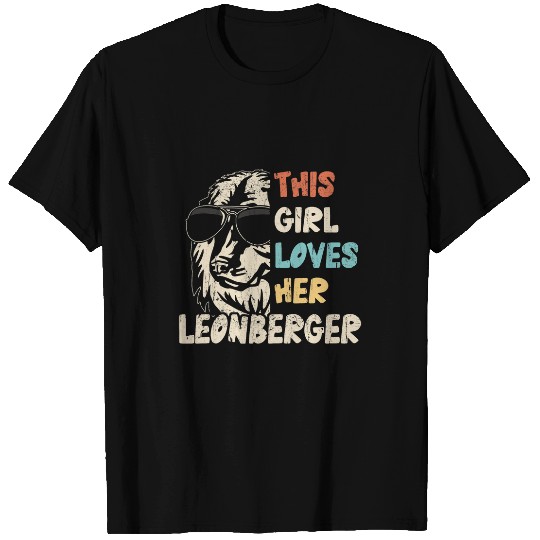 Leonberger Girl Cool vintages Retro for Dog Mom 1 T-Shirts