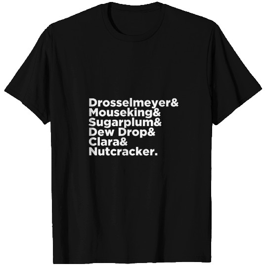 Character List Ballet Nutcracker Crew T-Shirts