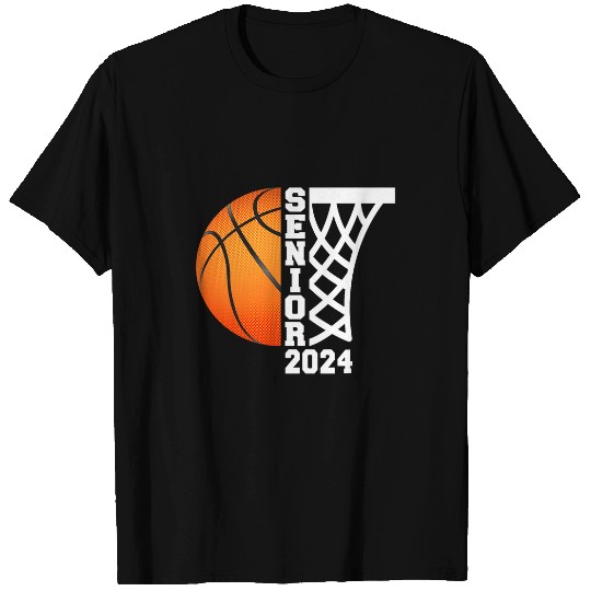 Graduate Senior Class of 2024 Basketball Player Graduation T-Shirts