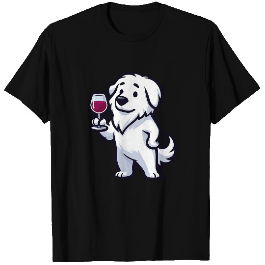 Great Pyrenees Wines Funny Dog Beverage T-Shirts