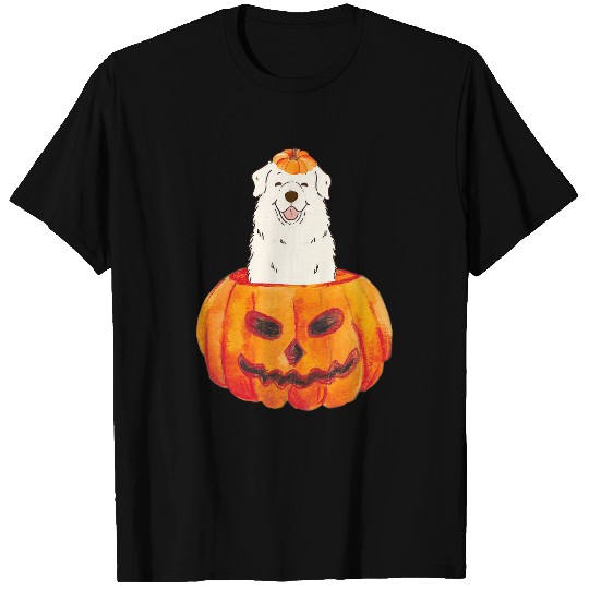 Great Pyrenees Pumpkin PYR Dog Halloween T-Shirts