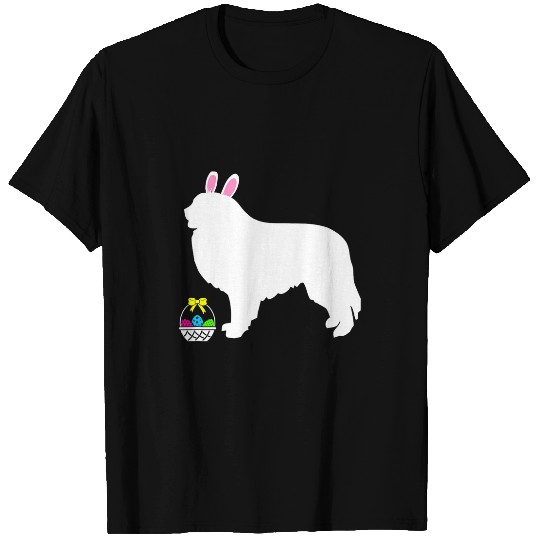 Great Pyrenees Easter Bunny Dog Silhouette T-Shirts