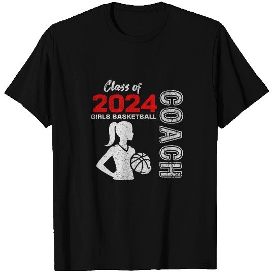 Girls Basketball Senior Class of 2024 Girl Graduation 2024 2 T-Shirts