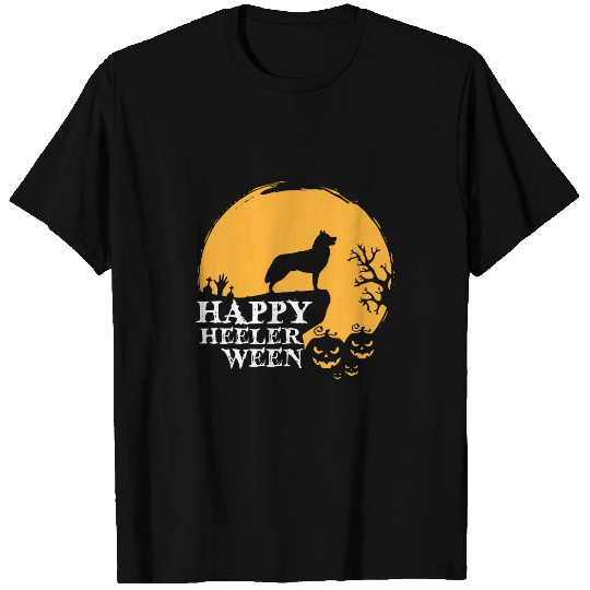 Happy Heelerween Blue Heeler Halloween Costume Heeler Dog 3 T-Shirts