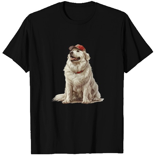 Great Pyrenees Dog Baseball Cap Sports Team Animal T-Shirts