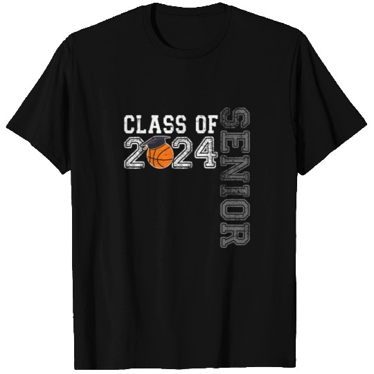 Graduate Senior Class of 2024 Basketball Player Graduation 7 T-Shirts