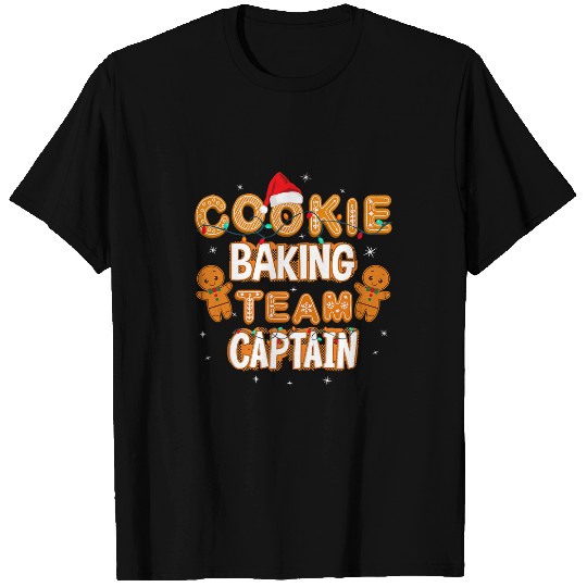 Christmas Cookie Baking Team Captain Gingerbread T-Shirts