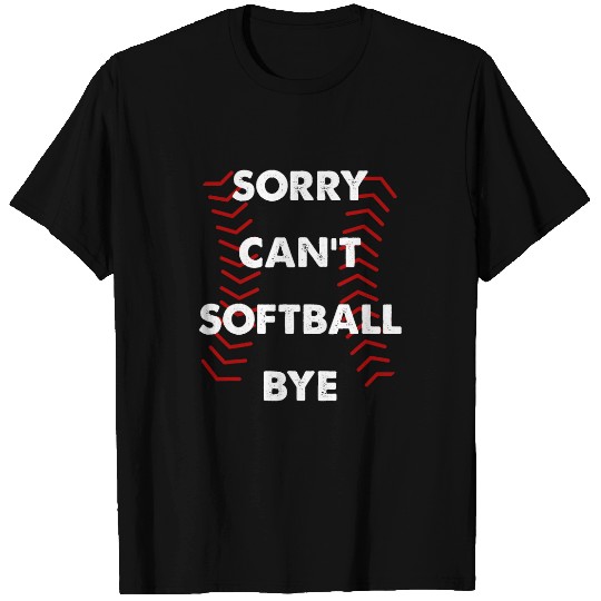 Funny Softball Baseball Tee For Girl Women Mom Mothers Day 1 T-Shirts