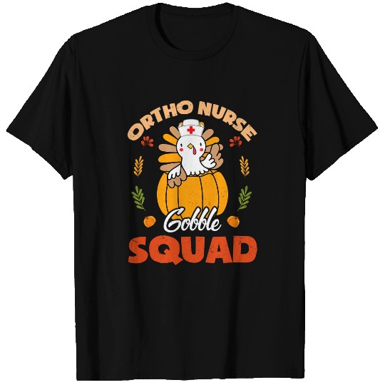 Ortho nurses Gobble Squad Turkey RN Thanksgiving Matching T-Shirts