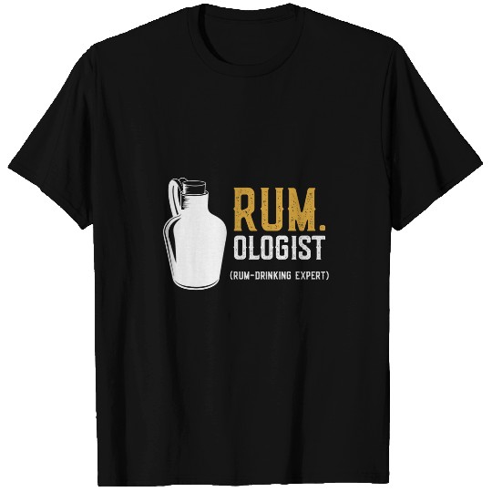 RUMOLIGIST RUM DRINKING EXPERT  ALCOHOL T-Shirts