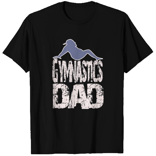 Gymnast Father Fathers Day Cool Gymnastics Dad T-Shirts