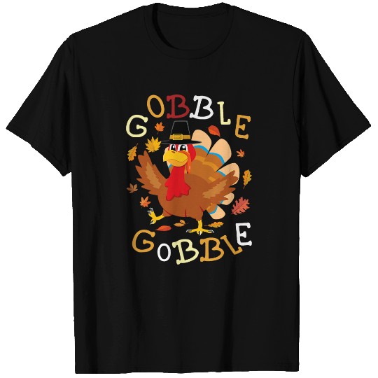 Thanksgiving Turkey Day Gobble Gobble Happy Friendsgiving T-Shirts