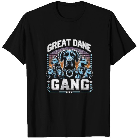 Great Dane Gang Funny Graphic Tees 1 T-Shirts