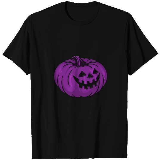 Epilepsy Purple Pumpkin Awareness Ribbon Halloween Holiday T-Shirts