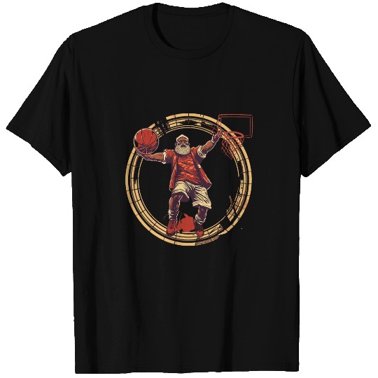 Happy Kwanzaa Merry Kwanzaa Santa Black Christmas Basketball 1 T-Shirts