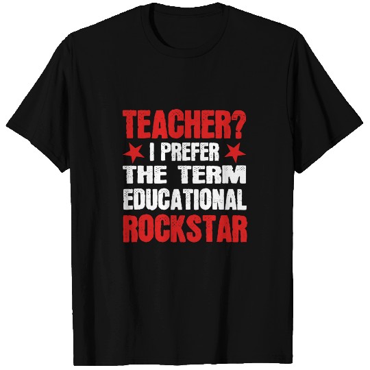 Educational Rockstar English Teacher Gift T-Shirts