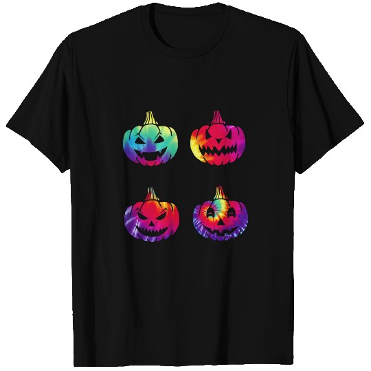 Cute Tie Dye Pumpkin T-Shirts