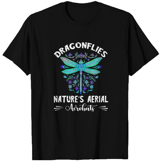 Natures Aerial Acrobat Dragonflies Nature Insect Dragonfly T-Shirts